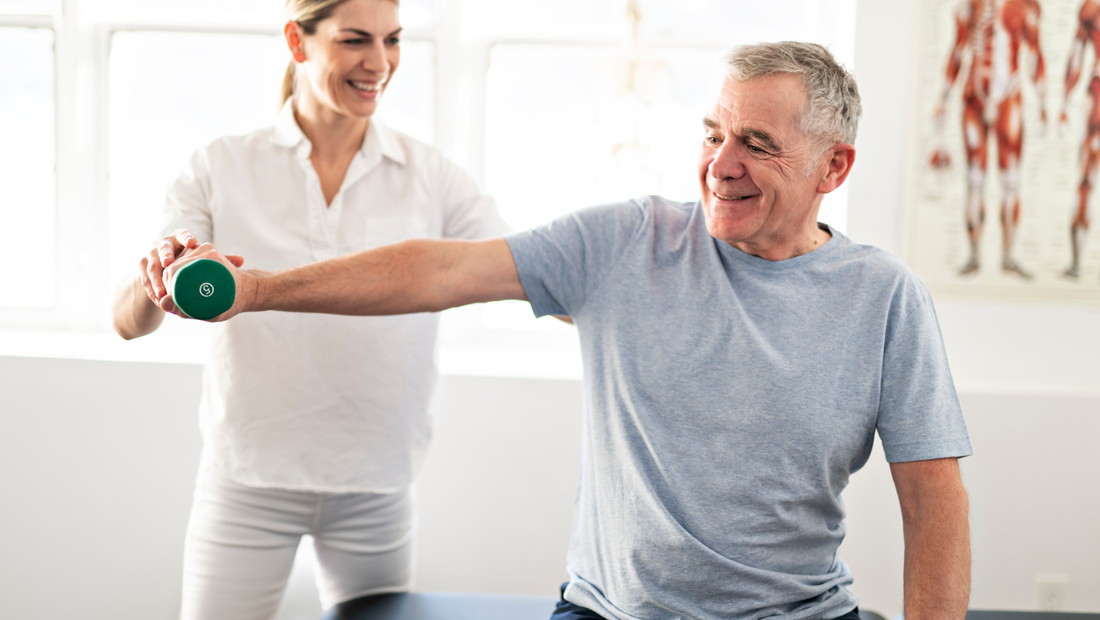 Physical Therapist working with patient - Physical Therapy Lake Charles LA - Rehabilitaton Therapy